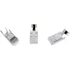 InLine Crimp connector Cat.6A RJ45 shielded, 3-piece black 10-pack