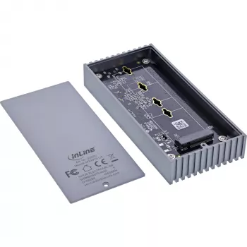 External USB4 Enclosure InLine 00031J — USB-C to M.2 NVMe SSD, 40 Gb/s, Aluminium