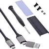External USB4 Enclosure InLine 00031J — USB-C to M.2 NVMe SSD, 40 Gb/s, Aluminium