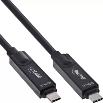 USB 3.2 Gen.2 AOC Cable InLine 35793I 8K60Hz 60W optical active-cable