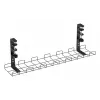 Cable management grid 60 cm InLine 23190G for table mounting with screw clamps, black