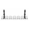 Cable management grid 60 cm InLine 23190G for table mounting with screw clamps, black