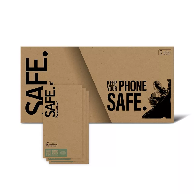 PanzerGlass SAFE. by ® Screen Protector iPhone 17 Pro Max | 16 Pro Max | Ultra-Wide Fit | Bulk