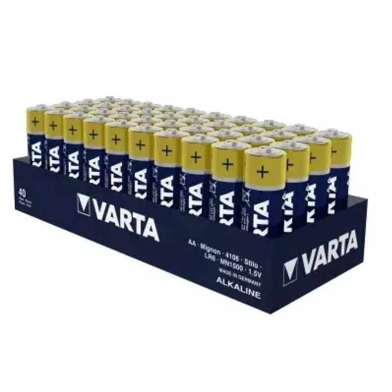 Single-use battery Varta Longlife AA Folie 40