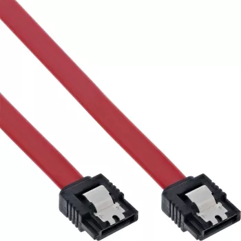 InLine SATA Cable for 150 / 300 / 600 S-ATA links with latches 0.7m