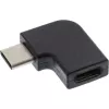 InLine USB 3.2 Gen.2 Adapter, USB-C male / USB-C female, angled