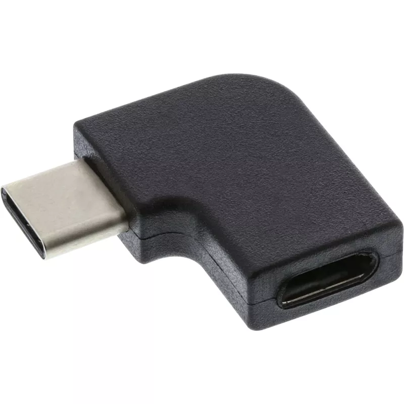 InLine USB 3.2 Gen.2 Adapter, USB-C male / USB-C female, angled
