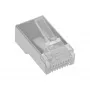 InLine 8P8C RJ45 male shielded connectors for round cables, 100pcs. Pack