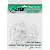 InLine 8P8C RJ45 male shielded connectors for round cables, 100pcs. Pack