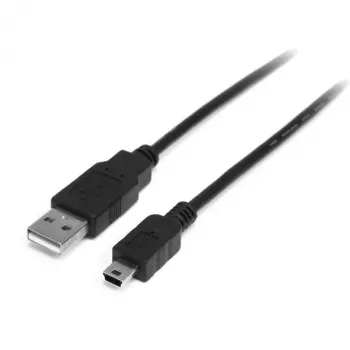 StarTech.com 2m Mini USB 2.0 Cable - A to Mini B - M/M, 2 m, USB A, Mini-USB B, USB 2.0, Male/Male, Black