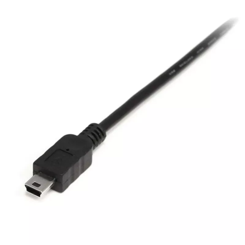 StarTech.com 1m Mini USB 2.0 Cable - A to Mini B - M/M, 1 m, USB A, Mini-USB B, USB 2.0, 0.48 Gbit/s, Black