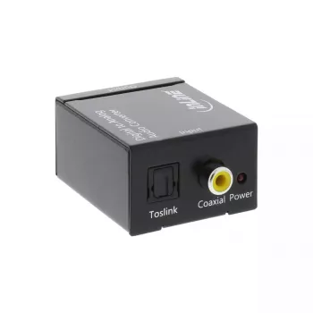 InLine Audio Converter Digital to Analog Input Toslink or RCA OUT 2x RCA Stereo