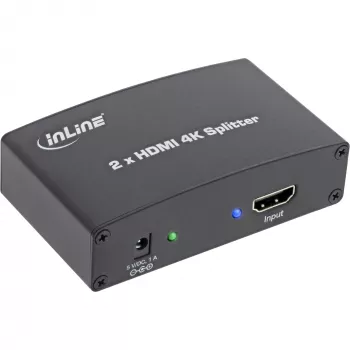 InLine HDMI Splitter/Distributor, 2-port, 4K2K compatible