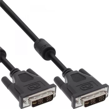 DVI-I Cable 24+5 M/M Dual Link InLine 17793 3m