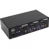 InLine Desktop KVM Switch 2 Port DisplayPort USB 3.0 Hub with Audio