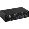 InLine Desktop KVM Switch, 2-port, HDMI, USB 3.0 Hub, with audio