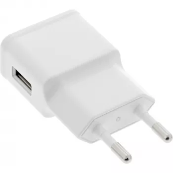 USB Power Adapter Single InLine 31504W 100-240V to 5V/1.2A White
