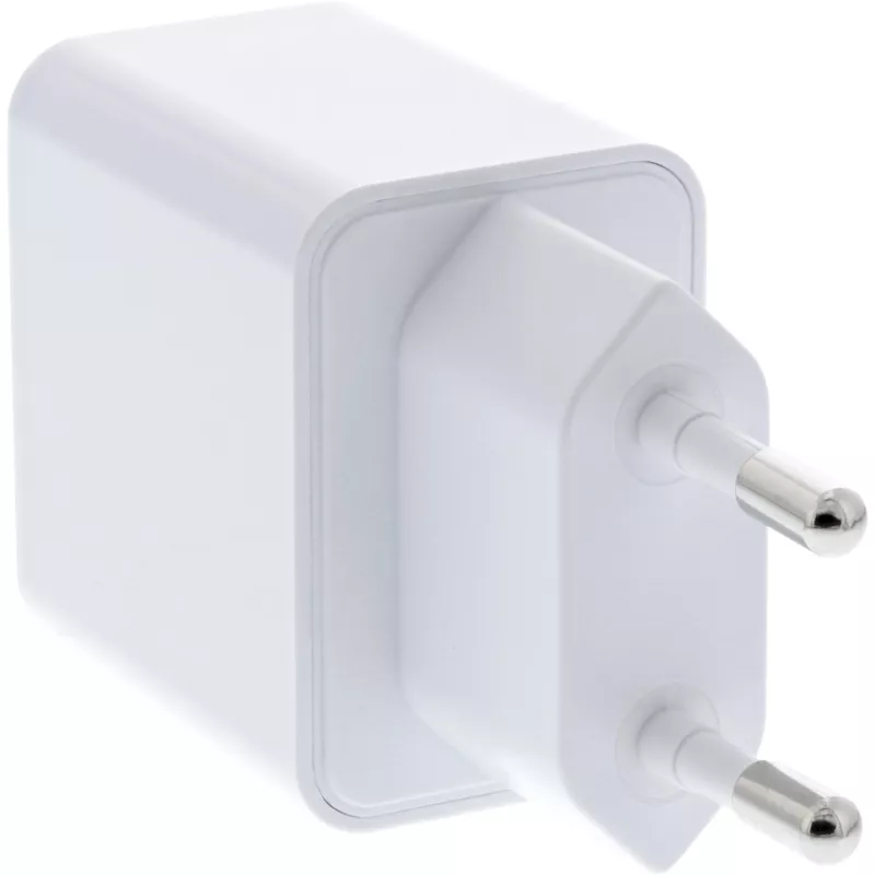 InLine USB Power Adapter Single, 100-240V to 5V/2.5A, white