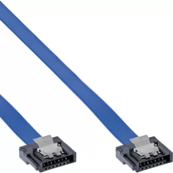 InLine SATA 6Gb/s Cable small Plug 0.5m with latches 27705K