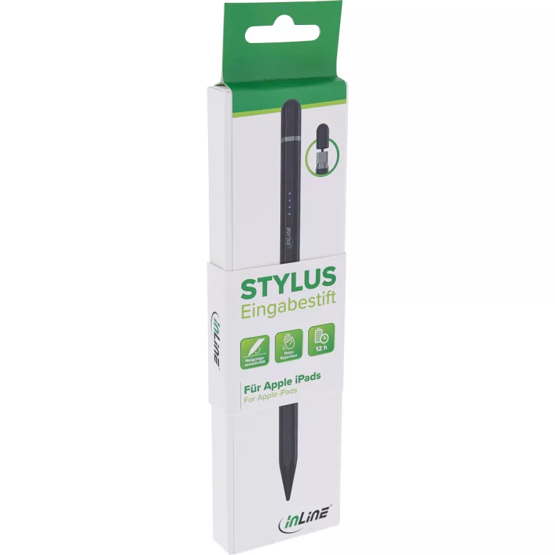 Stylus Pen InLine 55468S 15 g Black Tablet Compatibility