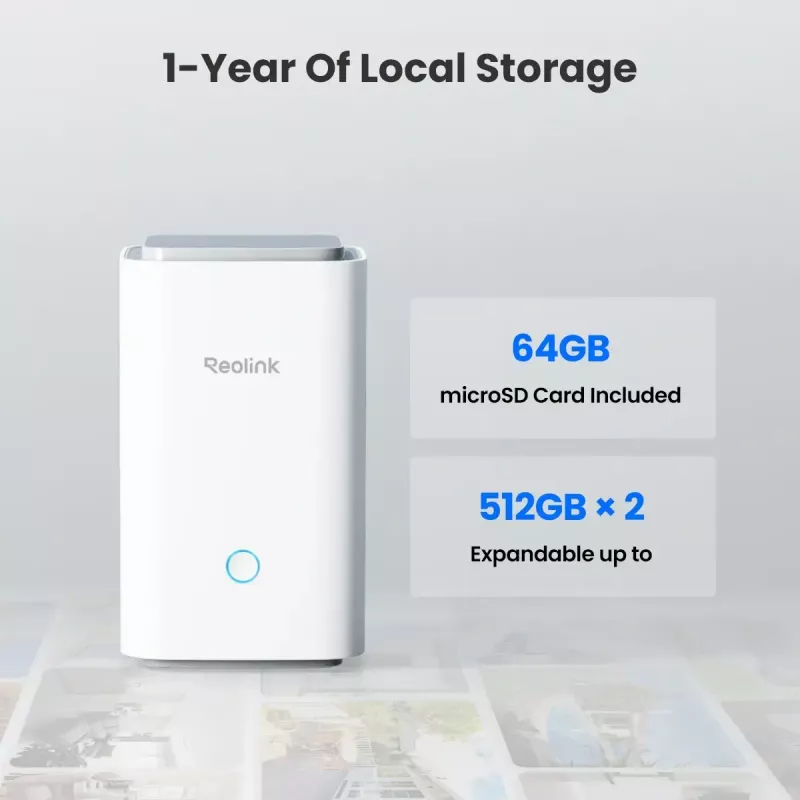 Base unit Reolink Hub 1 with 2x Argus Series B310 Indoor White