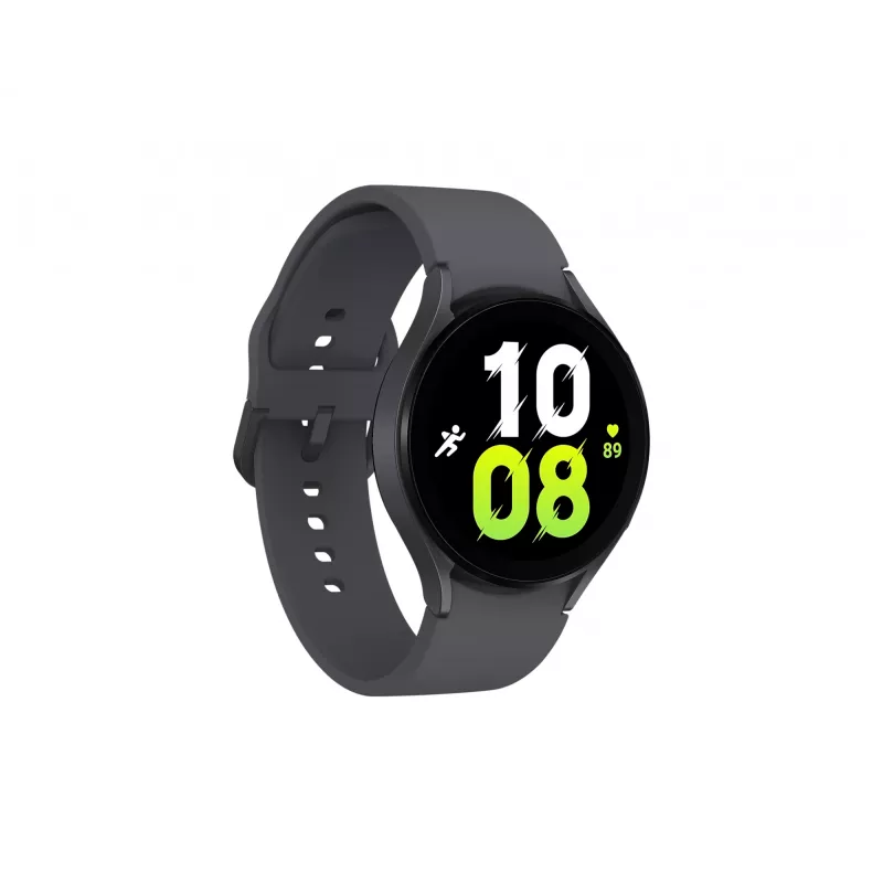 Samsung Galaxy Watch5 3.56 cm (1.4 inch) OLED 44 mm Digital 450 x 450 pixels Touchscreen 4G Graphite Wi-Fi GPS (satellite)