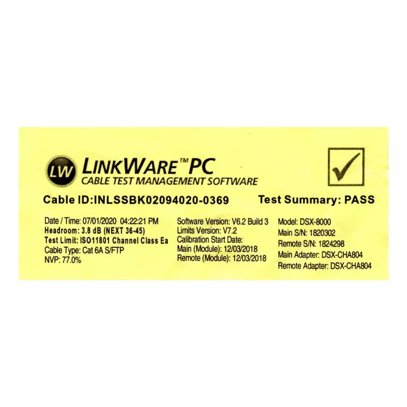 InLine B-76811B networking cable Blue 1 m Cat6a S/FTP (S-STP)