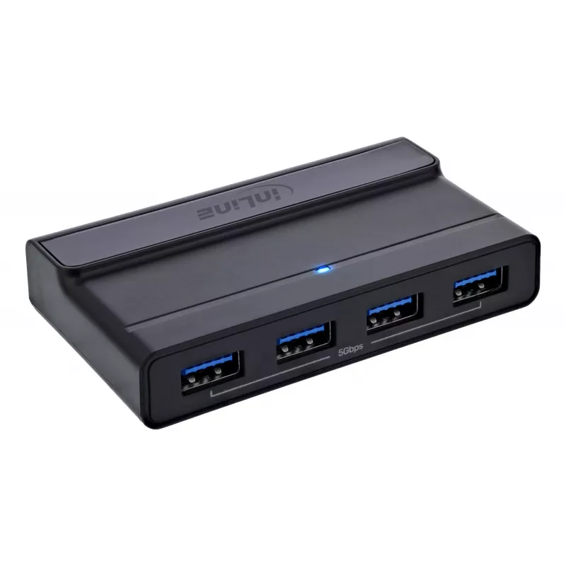 InLine 60604I USB-C sharing switch with 4-port USB hub