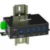 InLine 35396A interface hub USB 3.2 Gen 1 (3.1 Gen 1) Type-B 5000 Mbit/s Black