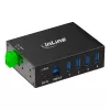 InLine 35396A interface hub USB 3.2 Gen 1 (3.1 Gen 1) Type-B 5000 Mbit/s Black