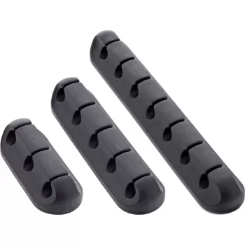 InLine 59971B cable organizer Universal Cable clip Black