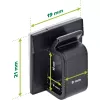InLine 59971H cable organizer Universal Cable hook Black 100 pc(s)
