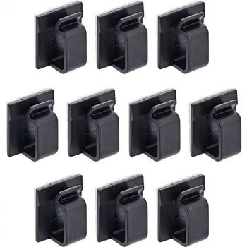 InLine 59971F cable organizer Universal Cable hook Black 10 pc(s)
