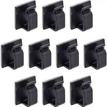 InLine 59971E cable organizer Universal Cable hook Black 10 pc(s)