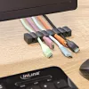 InLine 59971L cable organizer Universal Cable clip Black 5 pc(s)