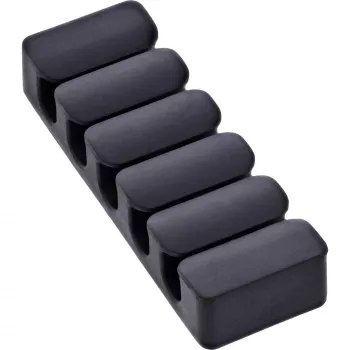 InLine 59971K cable organizer Universal Cable clip Black 5 pc(s)