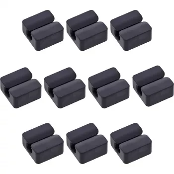 InLine 59971I cable organizer Universal Cable clip Black 10 pc(s)
