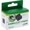 InLine 59971I cable organizer Universal Cable clip Black 10 pc(s)
