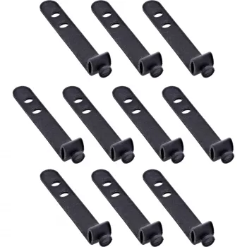 InLine 59972B cable tie Ladder cable tie Silicone Black 10 pc(s)