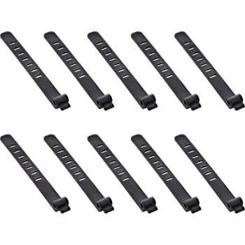 InLine 59972A cable tie Ladder cable tie Silicone Black 10 pc(s)