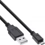 InLine Micro USB 2.0 Cable USB Type A male / Micro-B male, black, 2m
