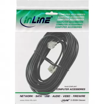 InLine Modular Cable RJ11 male / male 6P4C 6m