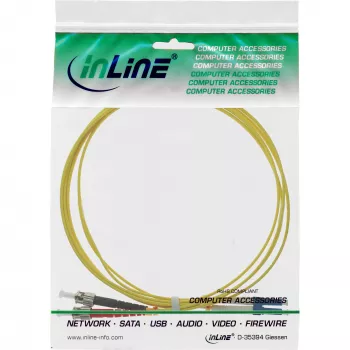 InLine Fiber Optical Duplex Cable LC/ST 9/125µm OS2 2m