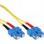 InLine fiber optical duplex cable SC/SC 9/125µm OS2 2m, 2 m, OS2, SC, SC