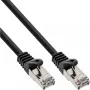 InLine Patch Cable F/UTP Cat.5e black 1m