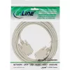 InLine null modem cable DB9 female / female, molded, 10m