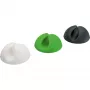 Cable rubber clipper InLine 6 pcs — white, green, black — cable organizer clips