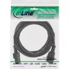 InLine cold device extension, C13 / C14, black, 10m