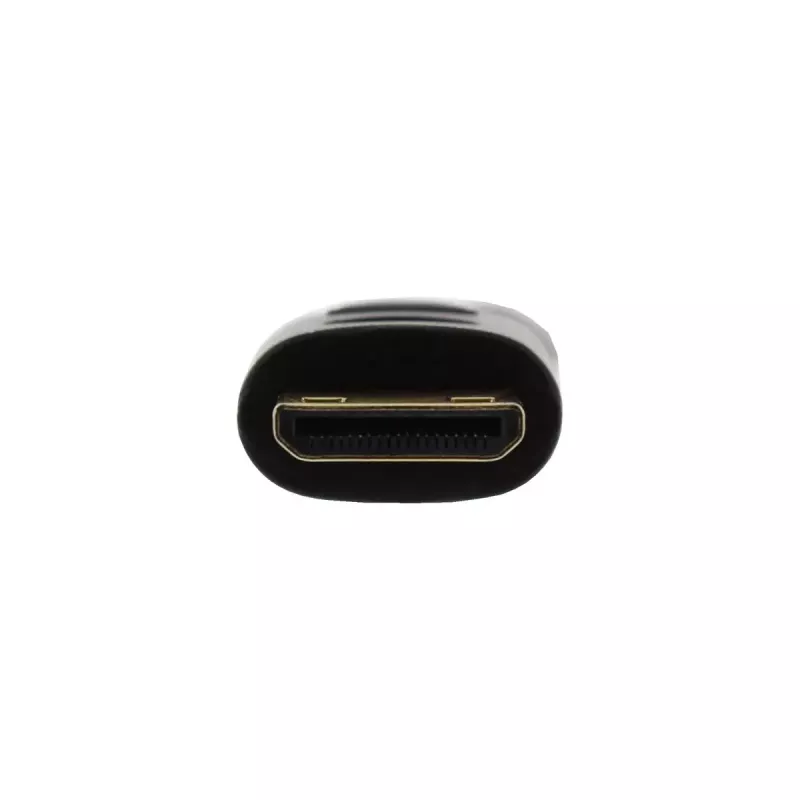 InLine High Speed HDMI Cable with Ethernet, AM/CM, super slim, black/gold, 1m