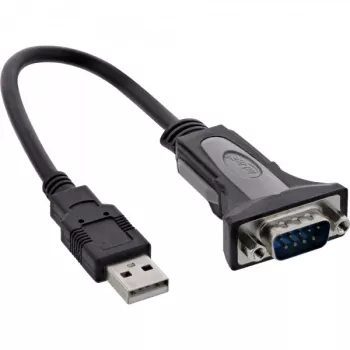 USB 2.0 to Serial Adapter Cable InLine 33306I 0.25m Black